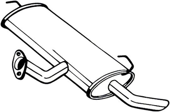 Tłumik końcowy BOSAL 145-335