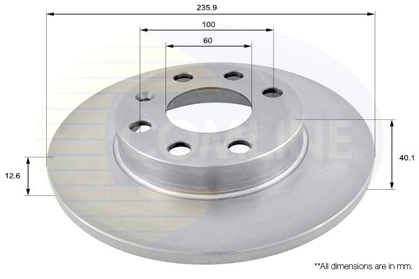 Tarcza hamulcowa COMLINE ADC1101