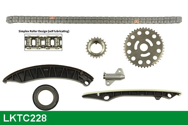 Zestaw łańcucha rozrządu LUCAS LKTC228