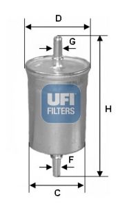 Palivový filtr UFI 31.825.00
