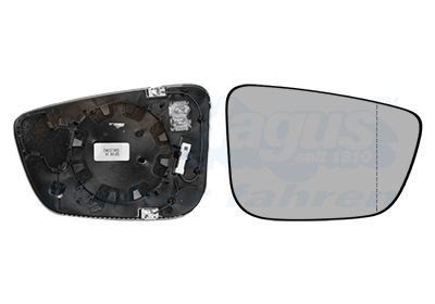 Szkło lusterka, lusterko zewnętrzne VAN WEZEL 0550866U