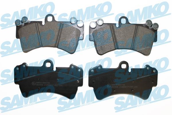 Sada brzdových destiček, kotoučová brzda SAMKO 5SP1257