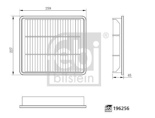 Filtru aer FEBI BILSTEIN 196256