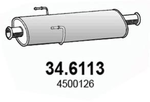 Tłumik środkowy ASSO 34.6113