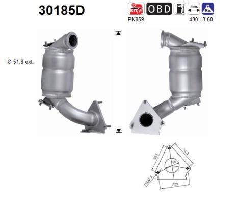 Katalizator AS 30185D