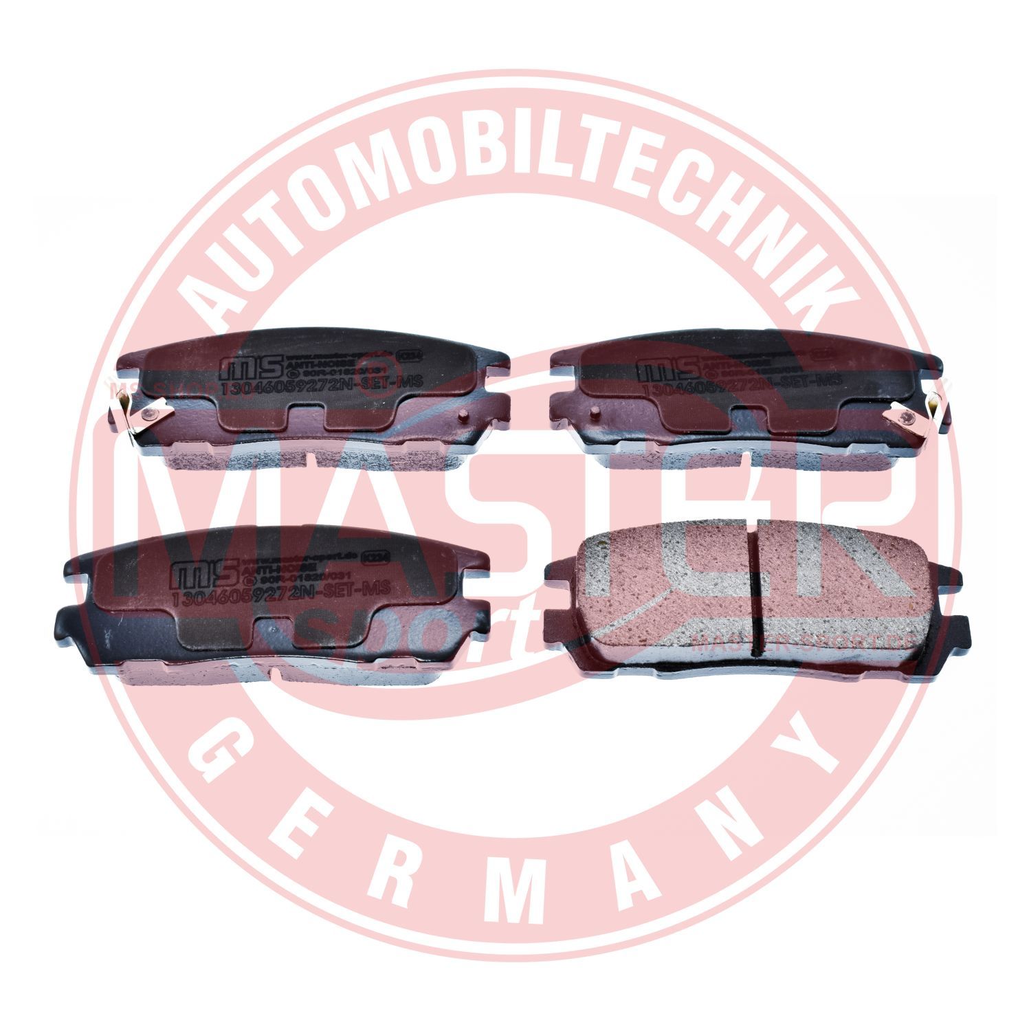 Zestaw klocków hamulcowych, hamulce tarczowe MASTER-SPORT GERMANY 13046059272N-SET-MS