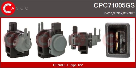 Měnič tlaku, výfukový systém CASCO CPC71005GS
