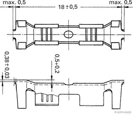 Levně Lem spony HERTH+BUSS ELPARTS 50253351