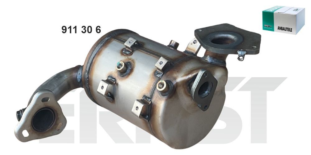 Filtr sadzy / filtr cząstek stałych, układ wydechowy ERNST 208A02697R