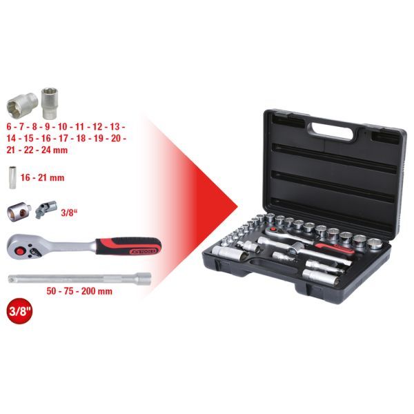 Set chei tubulare KS TOOLS 911.0626