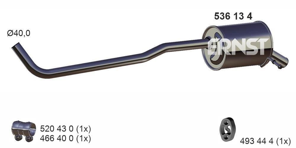 Toba esapament finala ERNST 536134