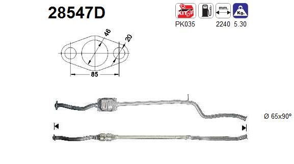 Katalizator AS 28547D