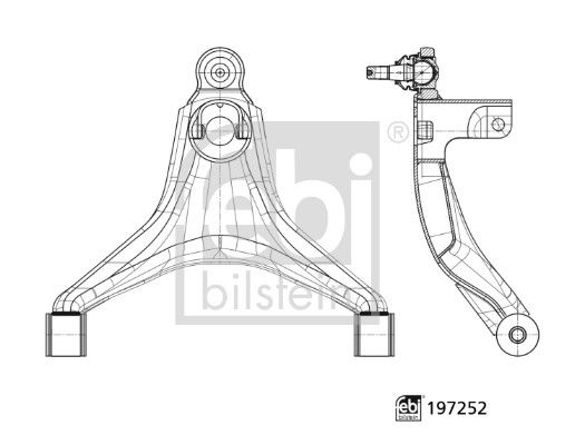 Wahacz, zawieszenie koła FEBI BILSTEIN 197252