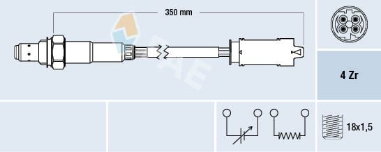 Sonda lambda FAE 77368