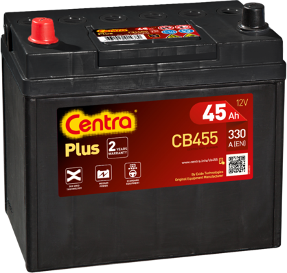 startovací baterie CENTRA CB455