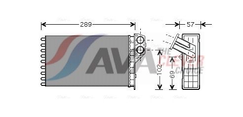 Теплообменник, отопление салона