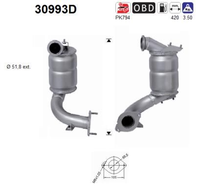 Katalizator AS 30993D