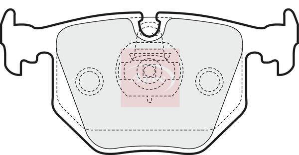 Apec - Rear Brake Pad Set
