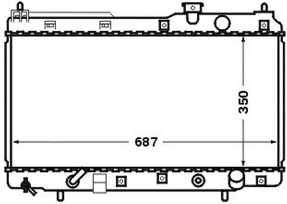 Zbiorniczek wyrównawczy, płyn chłodzący MAHLE CRT57000S
