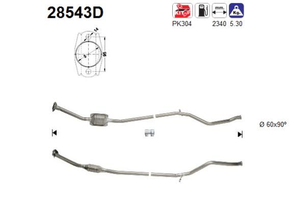 Katalizator AS 28543D