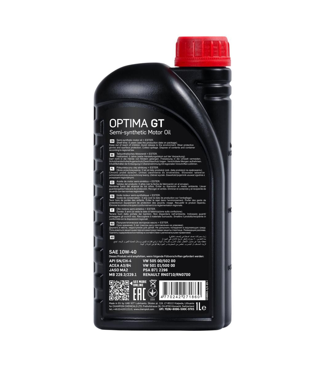 Levně ChempiOil Optima GT 10W-40 1 l