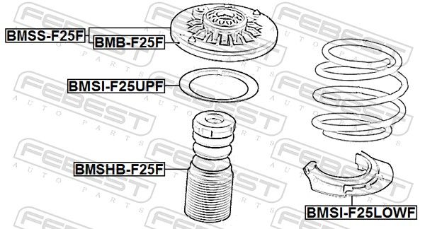 Éléments de fixation de la suspension 31 33 6 860 788