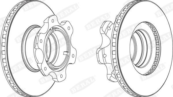Disc frana BERAL BCR209A