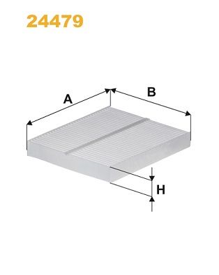 Filtru, aer habitaclu WIX FILTERS 24479