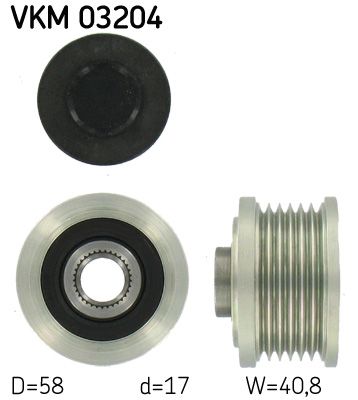 Alternator - sprzęgło jednokierunkowe SKF VKM 03204