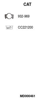 Katalizator FA1 MD000461