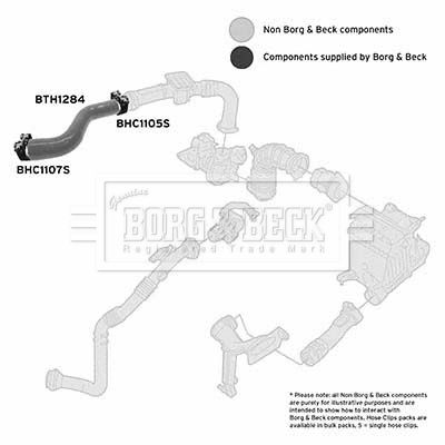 Przewód powietrza doładowującego BORG & BECK BTH1284