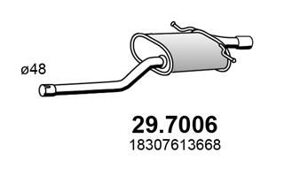 Tłumik końcowy ASSO 29.7006