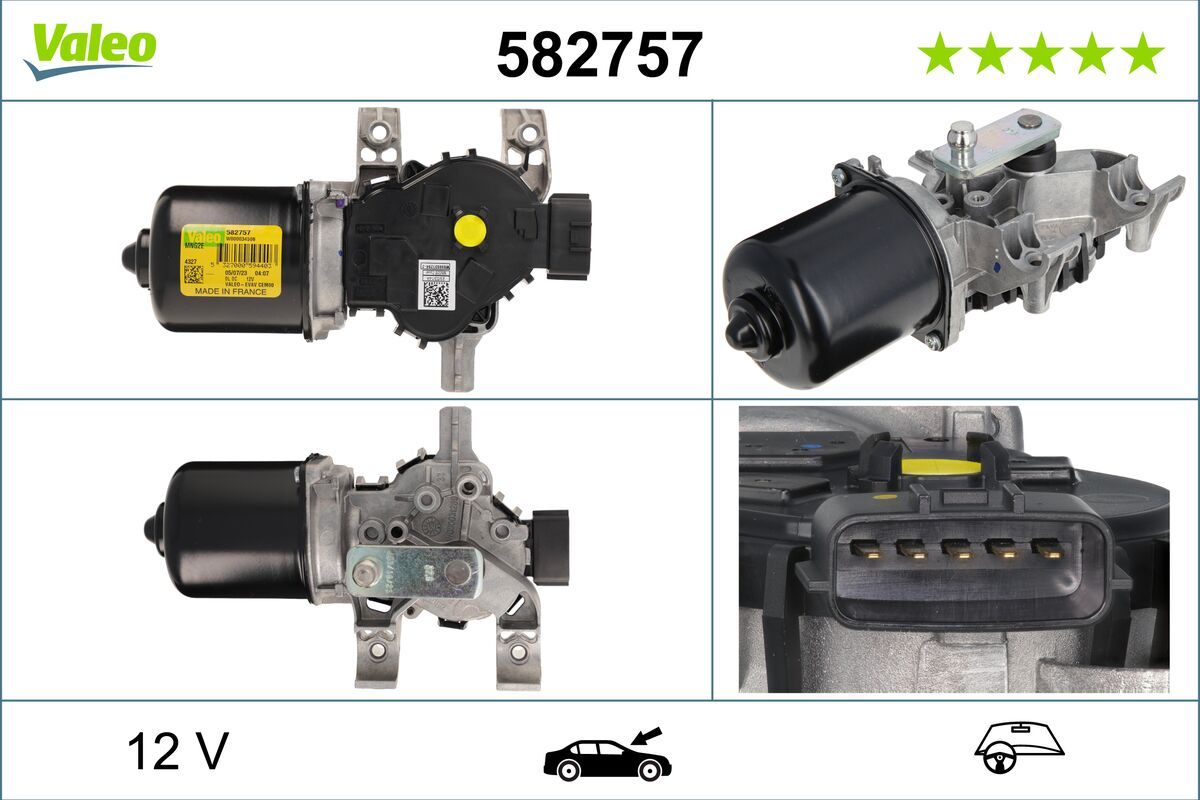 motor stergator VALEO 582757