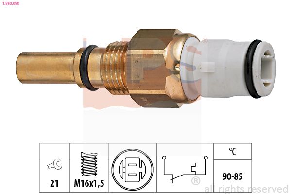 Termoslēdzis, Radiatora ventilators