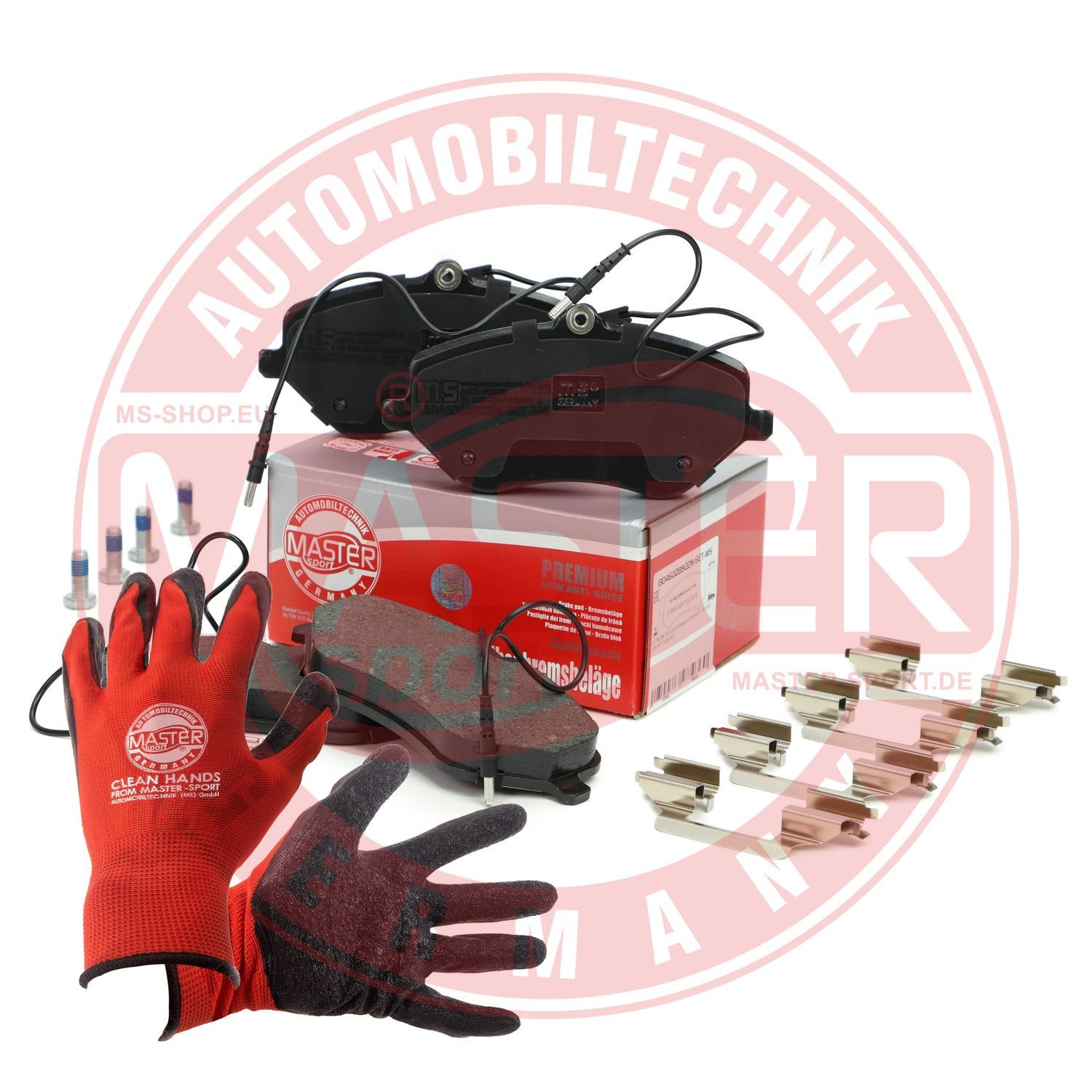 Zestaw klocków hamulcowych, hamulce tarczowe MASTER-SPORT GERMANY 13046028922N-SET-MSP