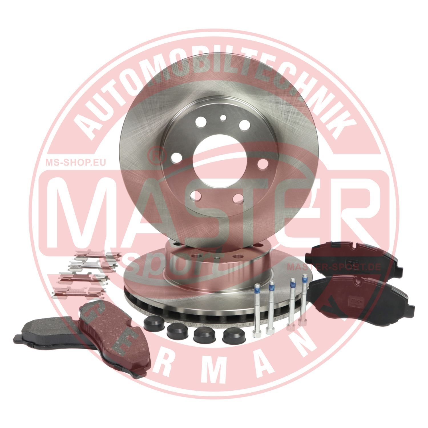 Zestaw do hamulców, hamulce tarczowe MASTER-SPORT GERMANY 202802380