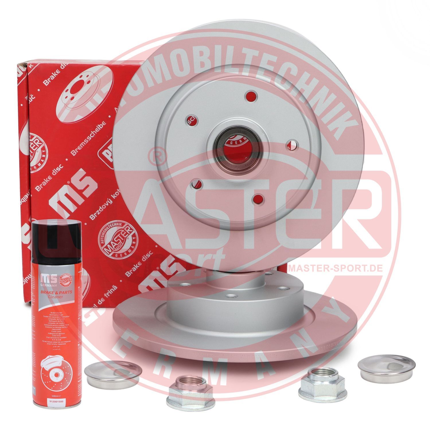 Tarcza hamulcowa MASTER-SPORT GERMANY 2401110180BPR-SET-MSP