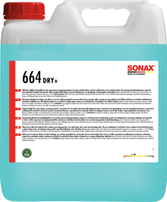 Concentrat sec SONAX 06646000