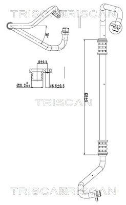 conducta presiune variabila,aer conditionat TRISCAN 9010 24018