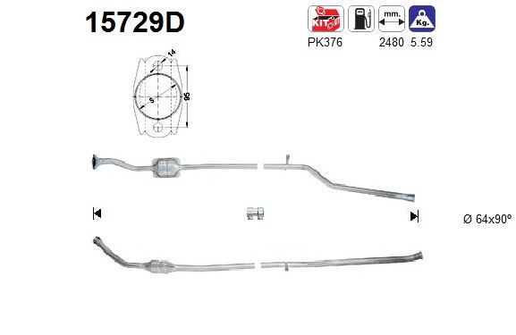 Catalizator AS 15729D
