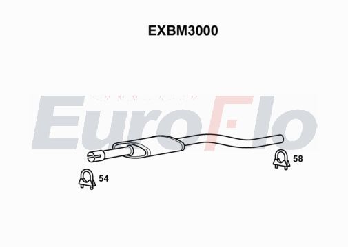 Zestaw tłumików, tłumik końcowy EUROFLO 18301713633