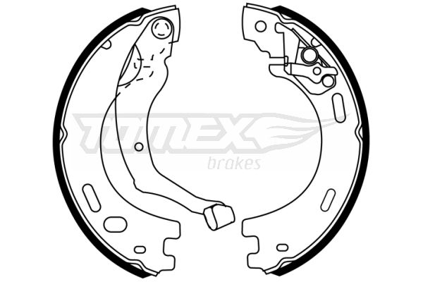 Sada brzdových čelistí TOMEX Brakes 22-63
