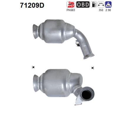 Katalizator AS 71209D