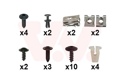 Set montaj, bara protectie VAN WEZEL 4908794