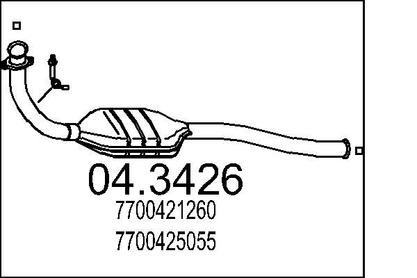 Katalizator MTS 04.3426