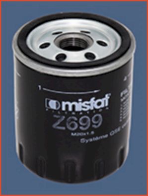Filtr oleju MISFAT Z699