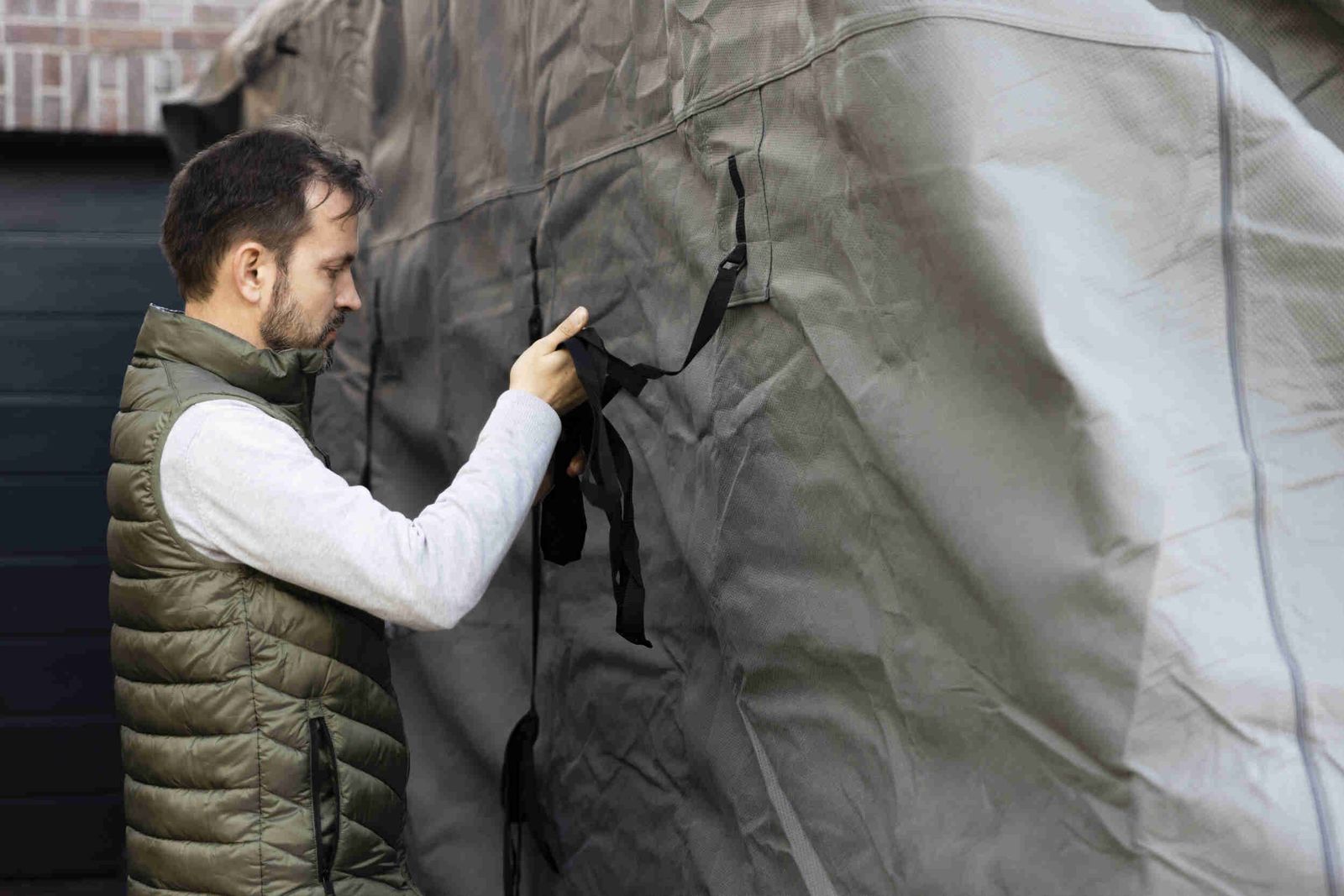 Housse de protection pour caravane