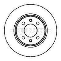 Tarcza hamulcowa BORG & BECK BBD4019