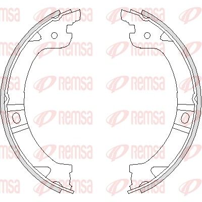 Brzdová čeľusť, parkovacia brzda REMSA 4744.00