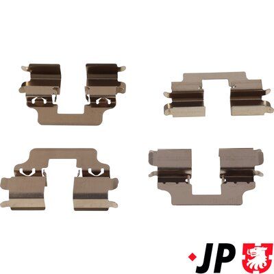 Set accesorii, placute frana JP Group 3464003310